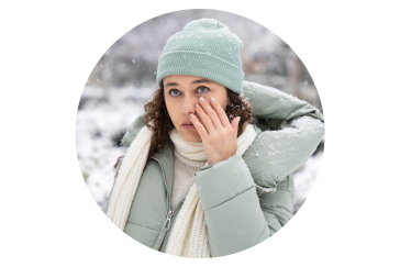 yeux secs hiver